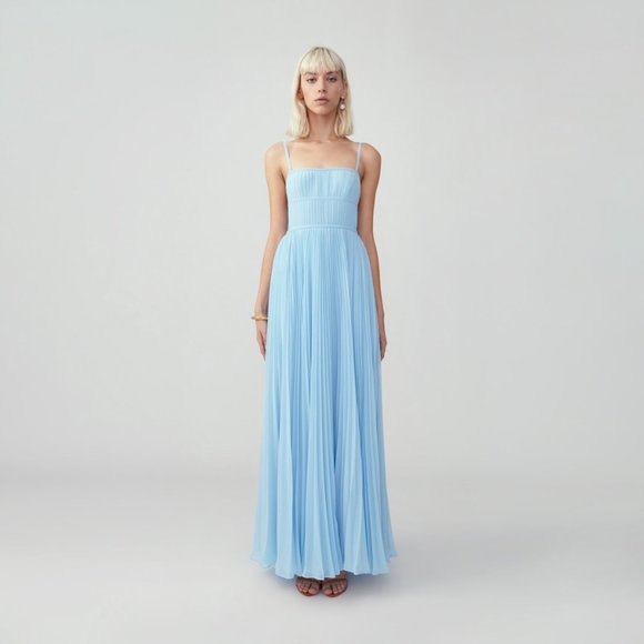 Fame and Partners Pleated Side Cutout Dress - prom/eventSize 10- NEVER WORN - Picture 1 of 10